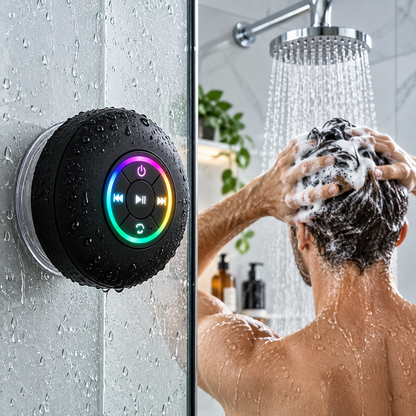 AquaBeat Waterproof Bluetooth Shower Speaker