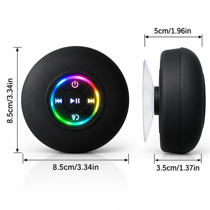 AquaBeat Waterproof Bluetooth Shower Speaker
