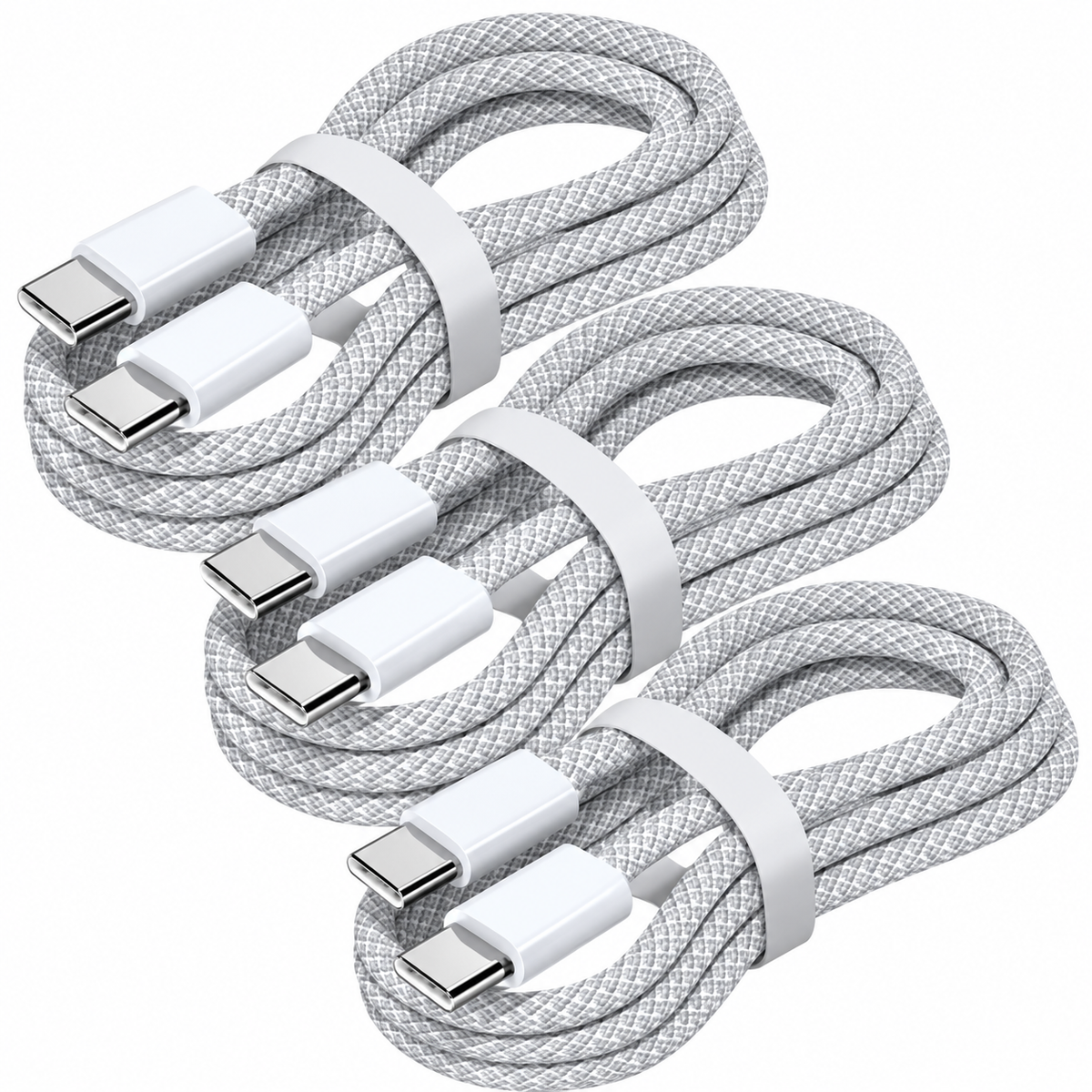 USB-C Fast Charging Cables 100W — 3 Pack