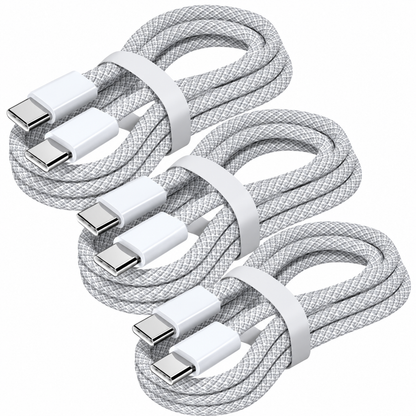USB-C Fast Charging Cables 100W — 3 Pack