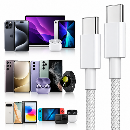 USB-C Fast Charging Cables 100W — 3 Pack